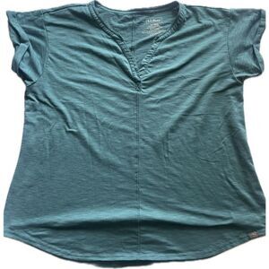 LL Bean Women’s XL Green T-Shirt